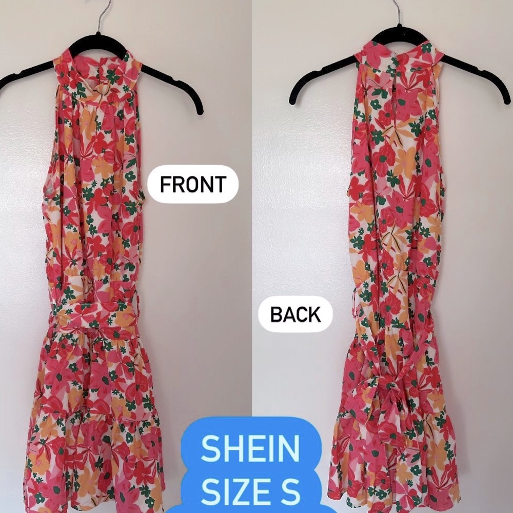 !!! WORN 1x ONLY !!! SHEIN Floral Mini Dress